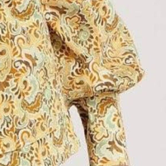 Charlie Holiday Forest Paisly Harper Shirt size xl size 10 NWT - Picture 5 of 12